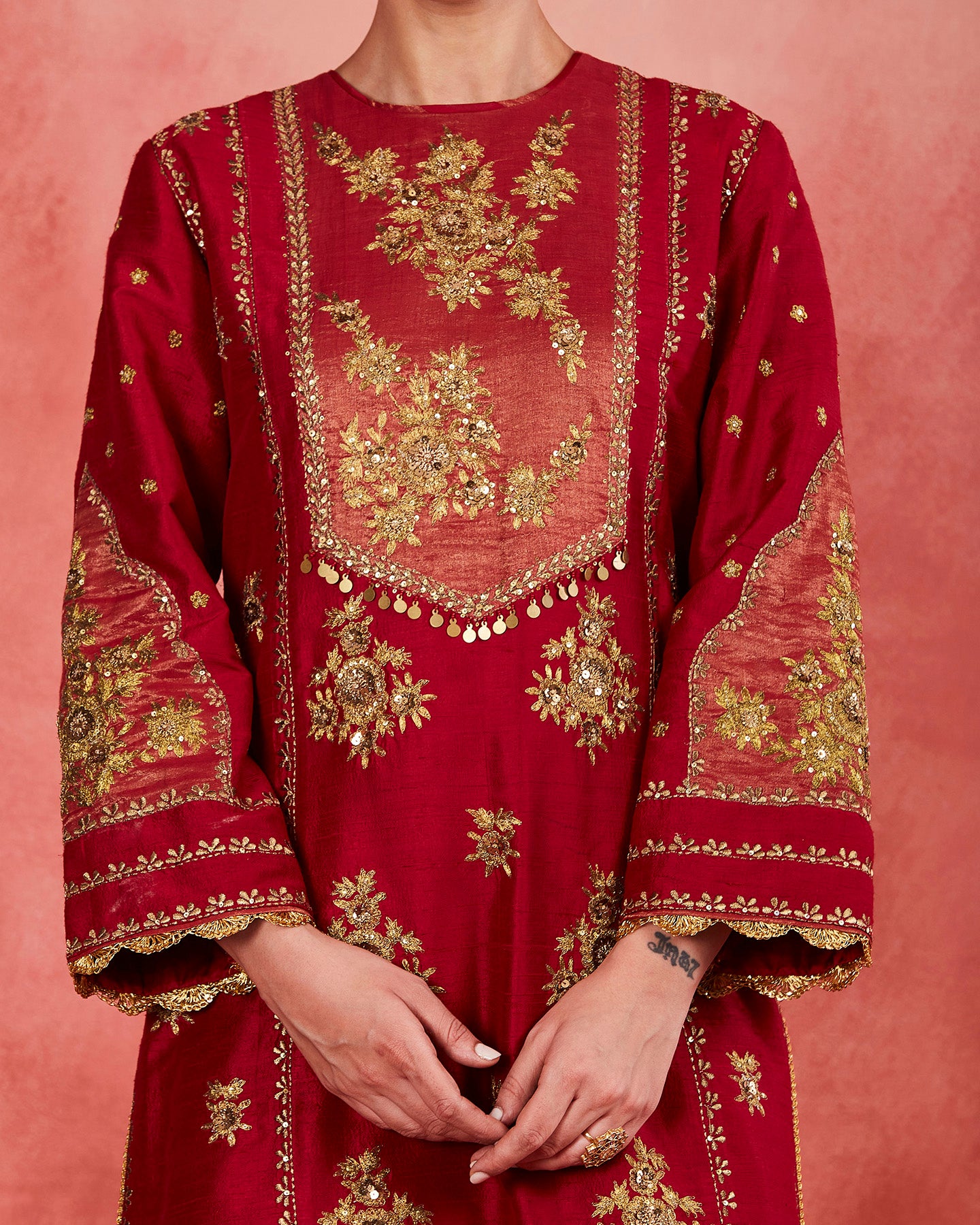 Najiya Short Kurta Set