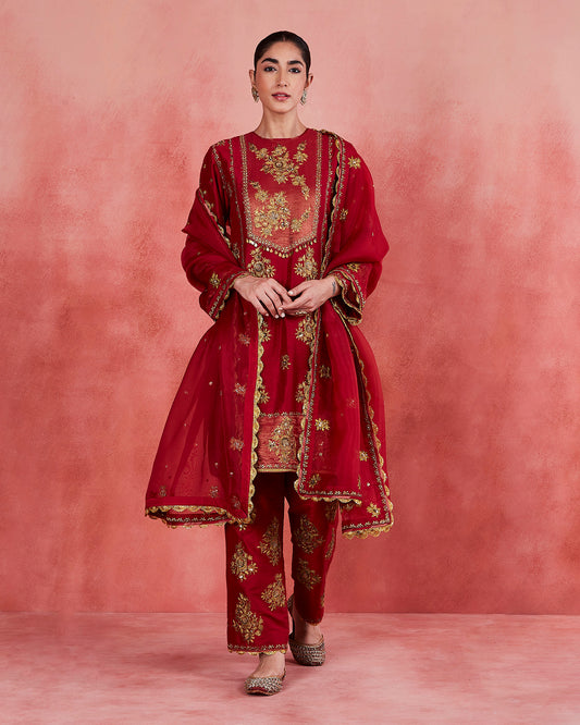 najiya short kurta set