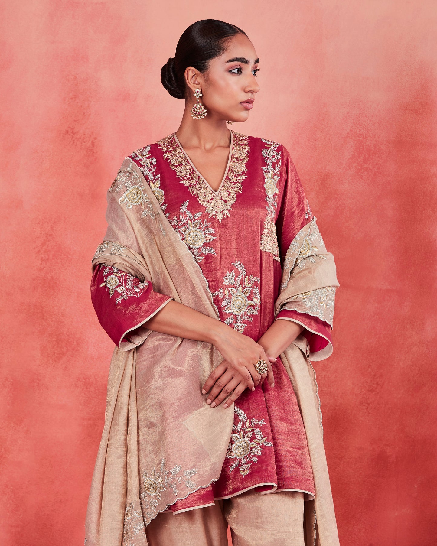 Aafreen Short Kurta Set