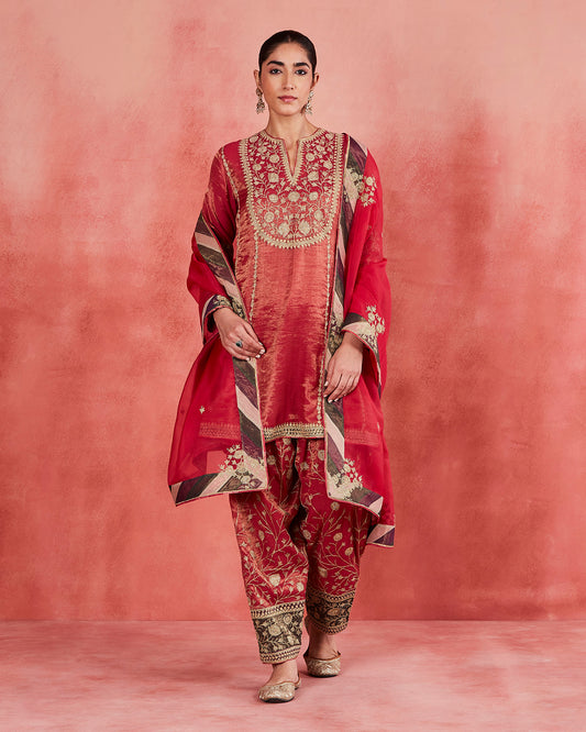 azra short kurta set