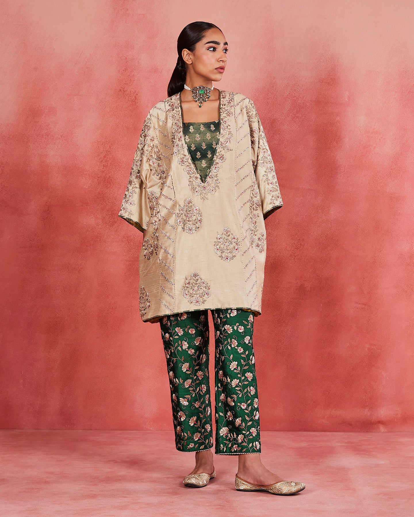 khalida kaftan set