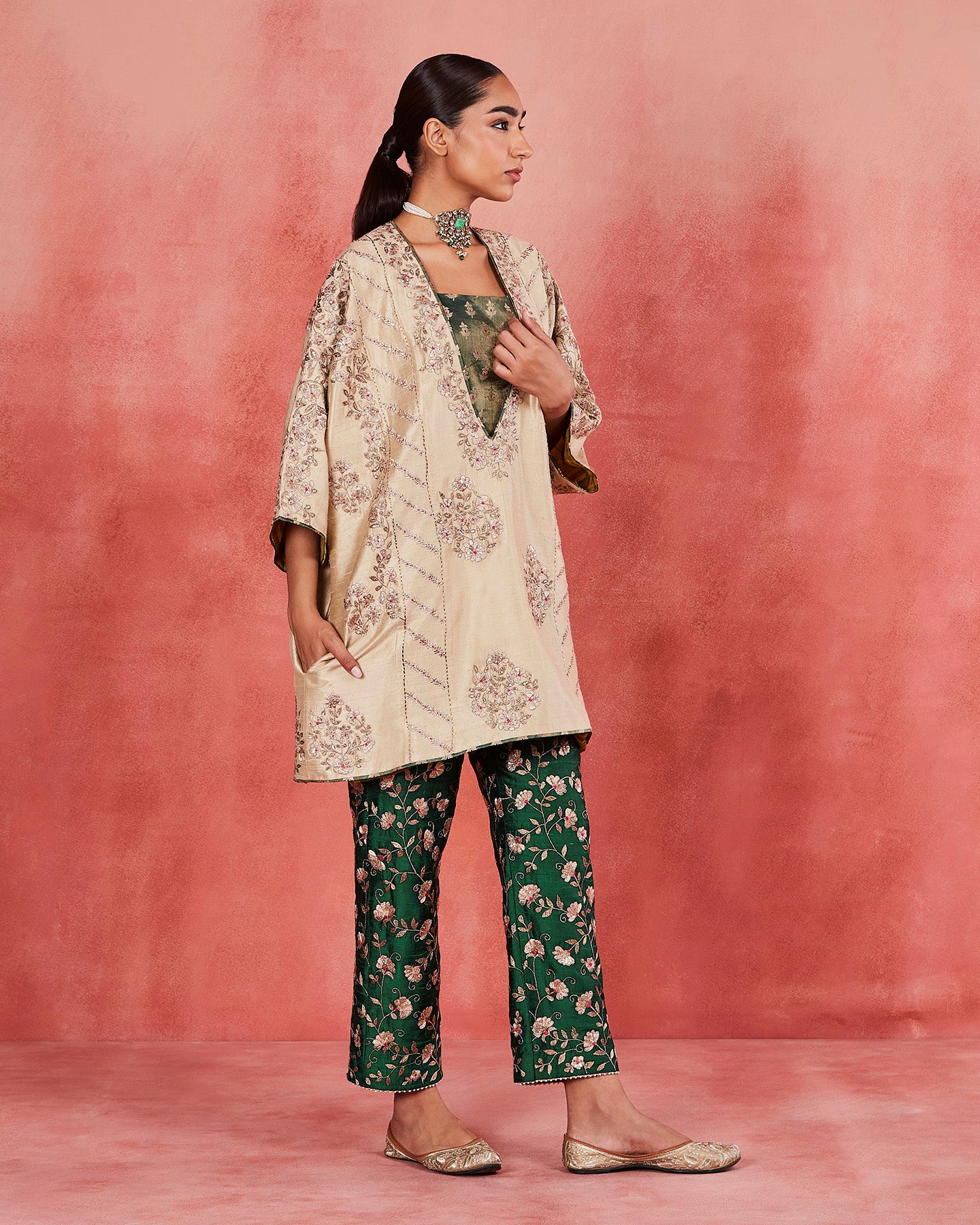 khalida kaftan set