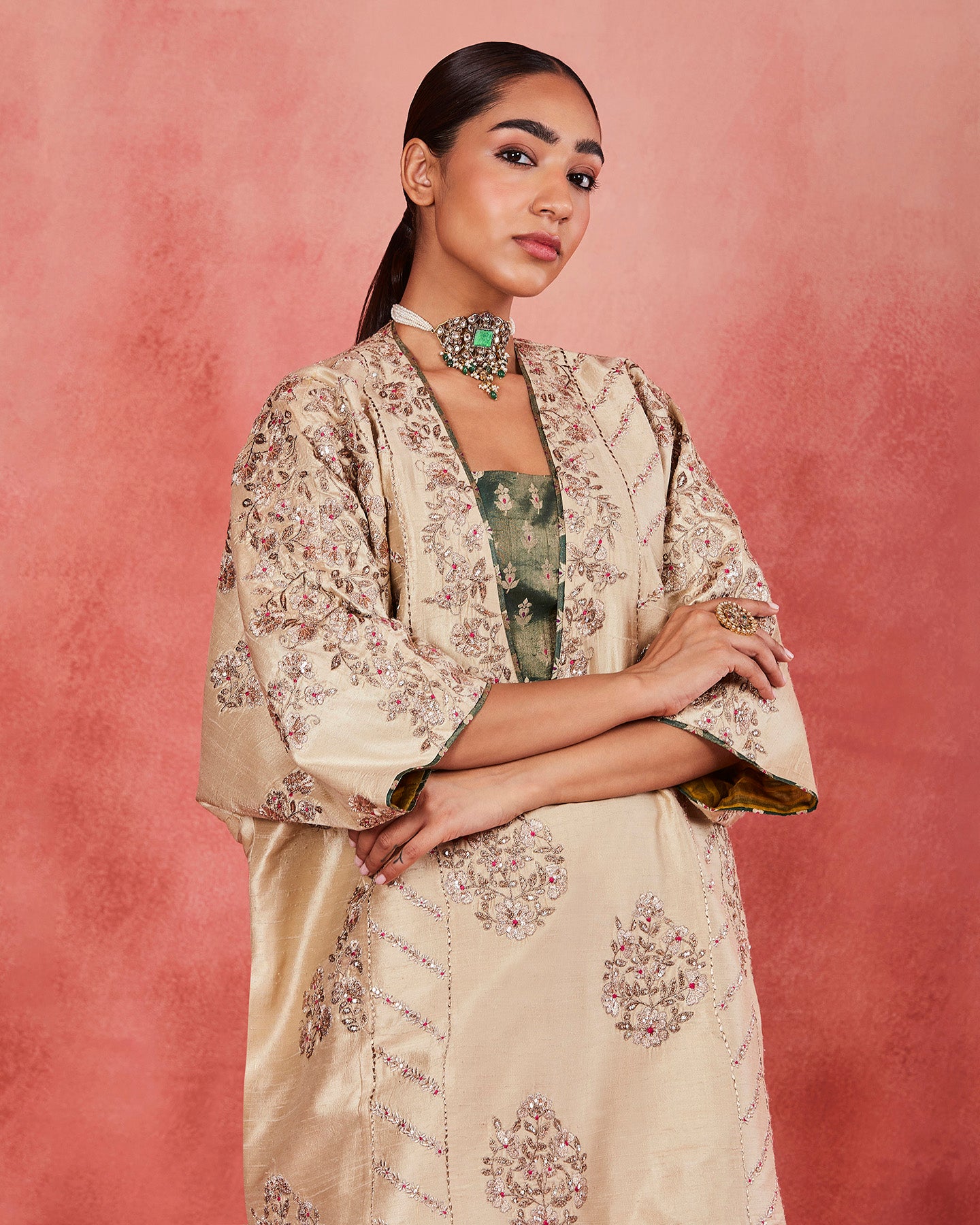 khalida kaftan set
