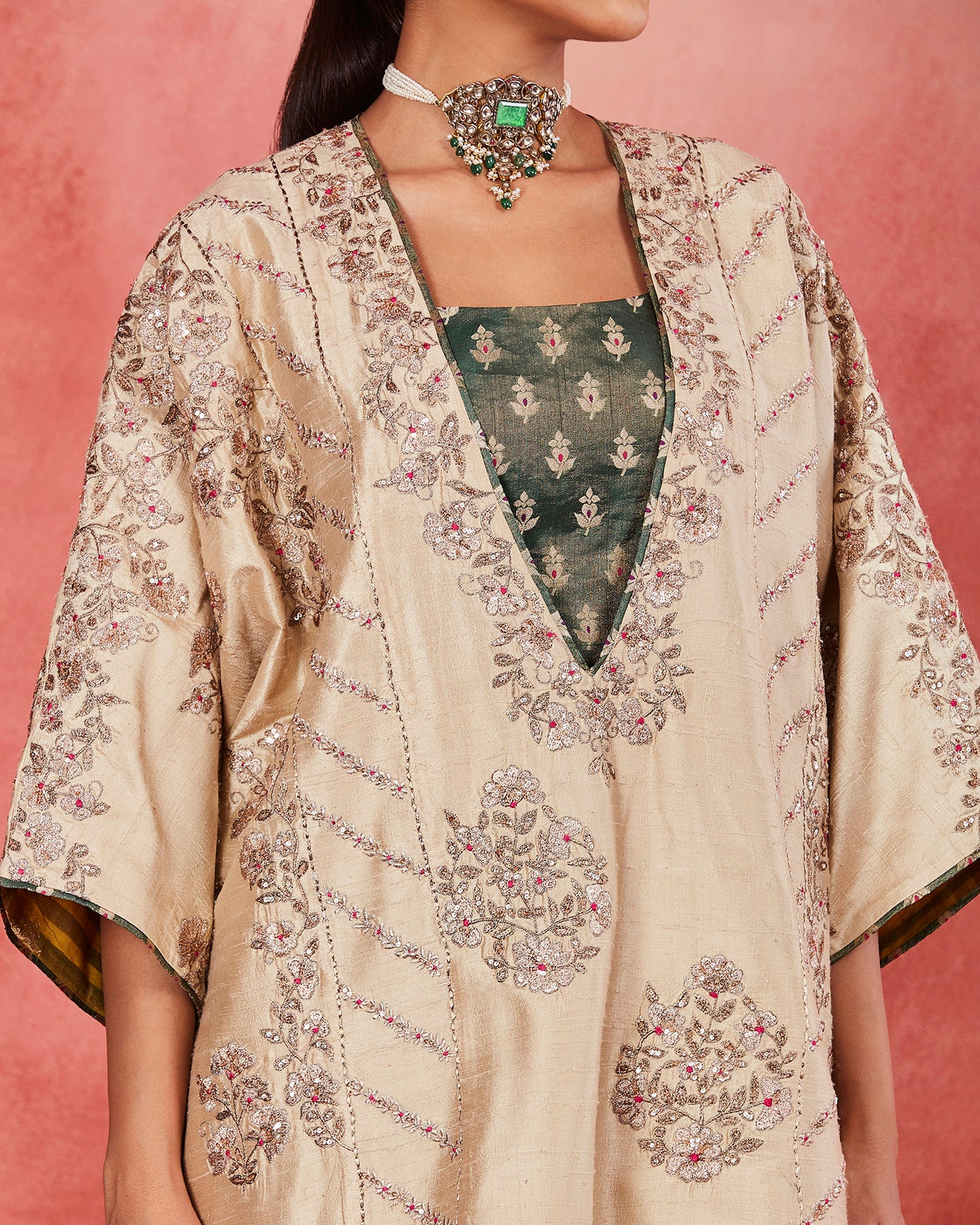 khalida kaftan set
