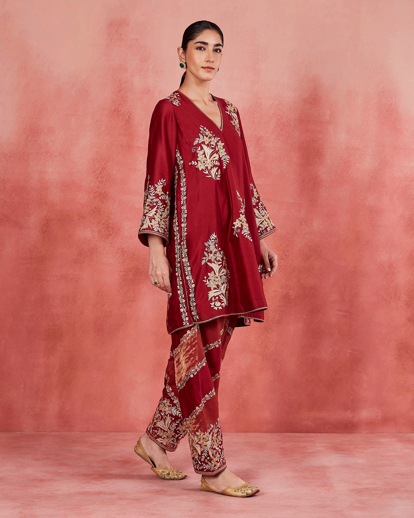 Abda Short Kurta Set