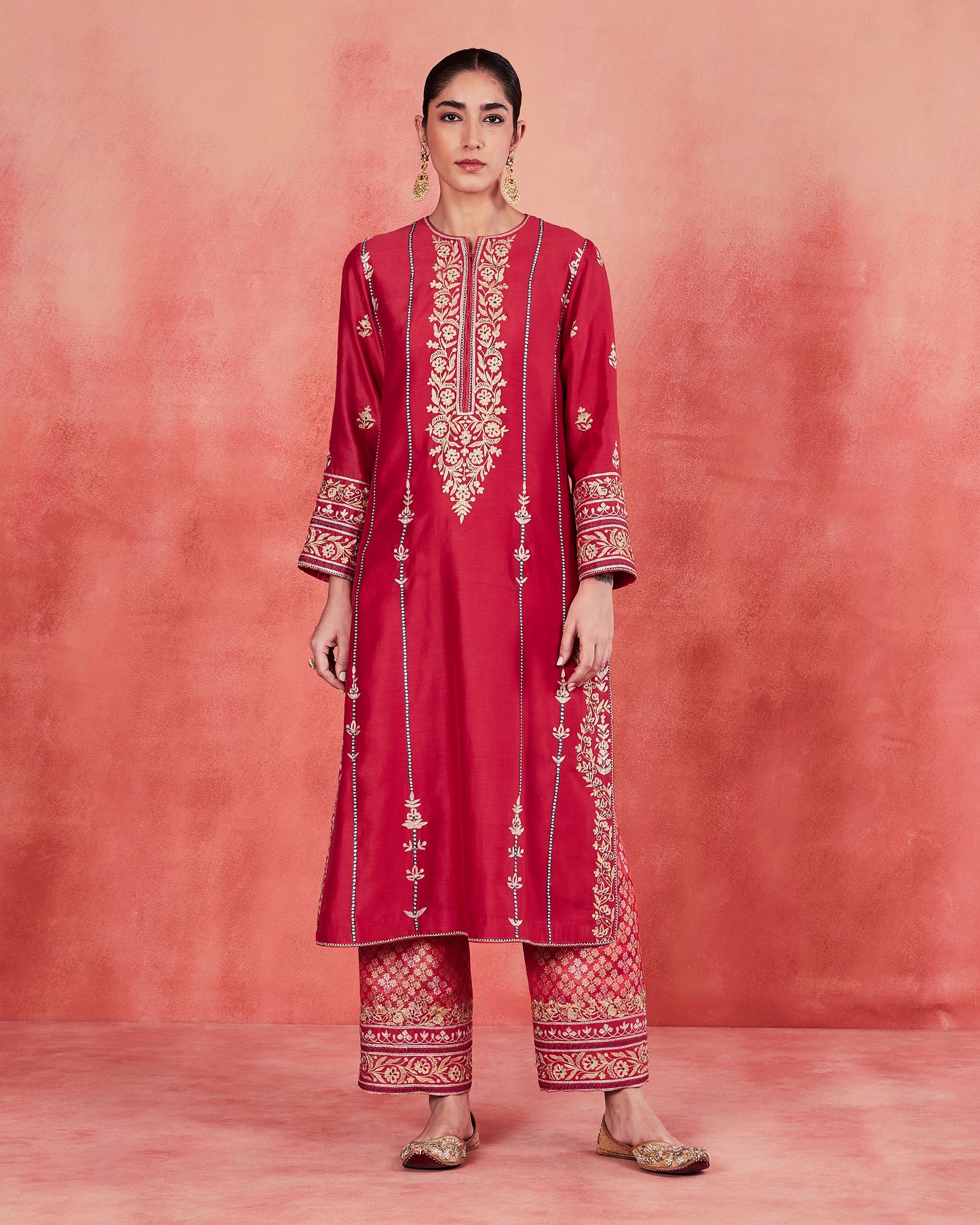 tahira long kurta set