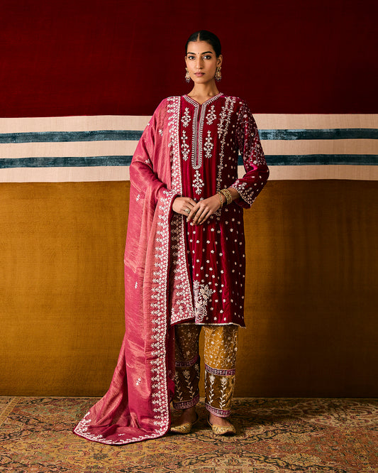 ridhi long kurta set