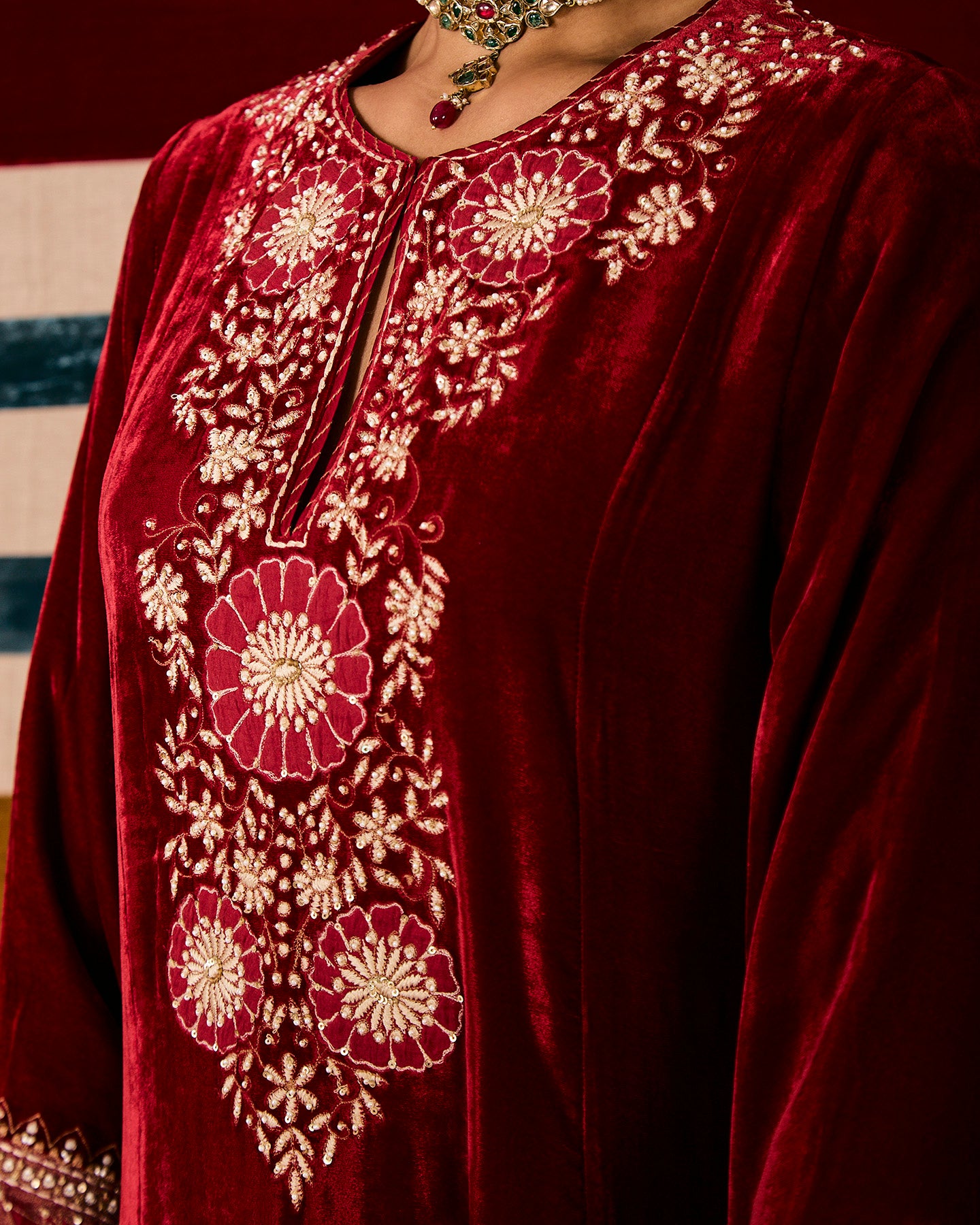 mishika long kurta set