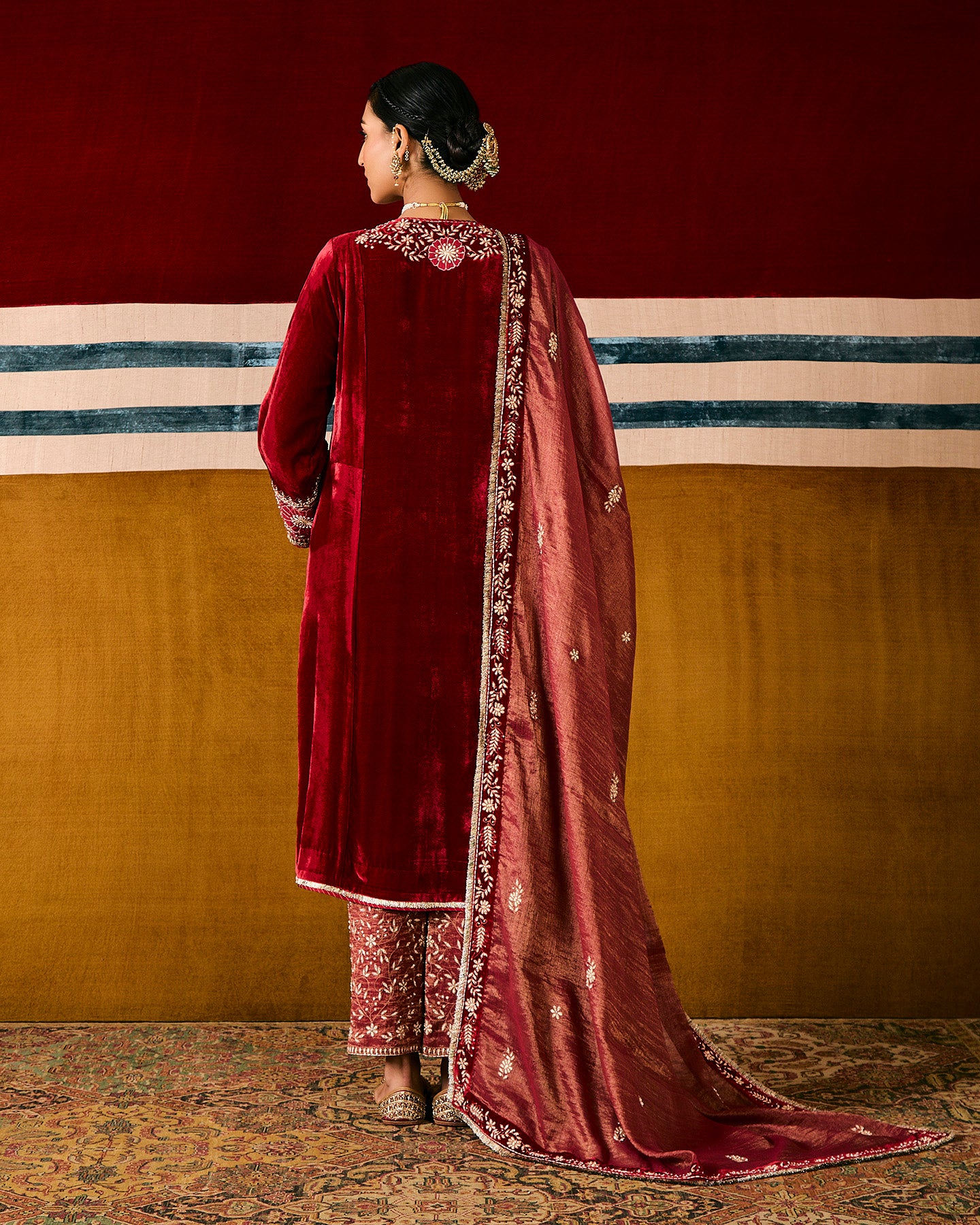 mishika long kurta set