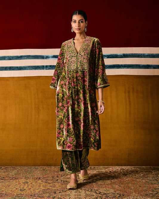 ashma long kurta set