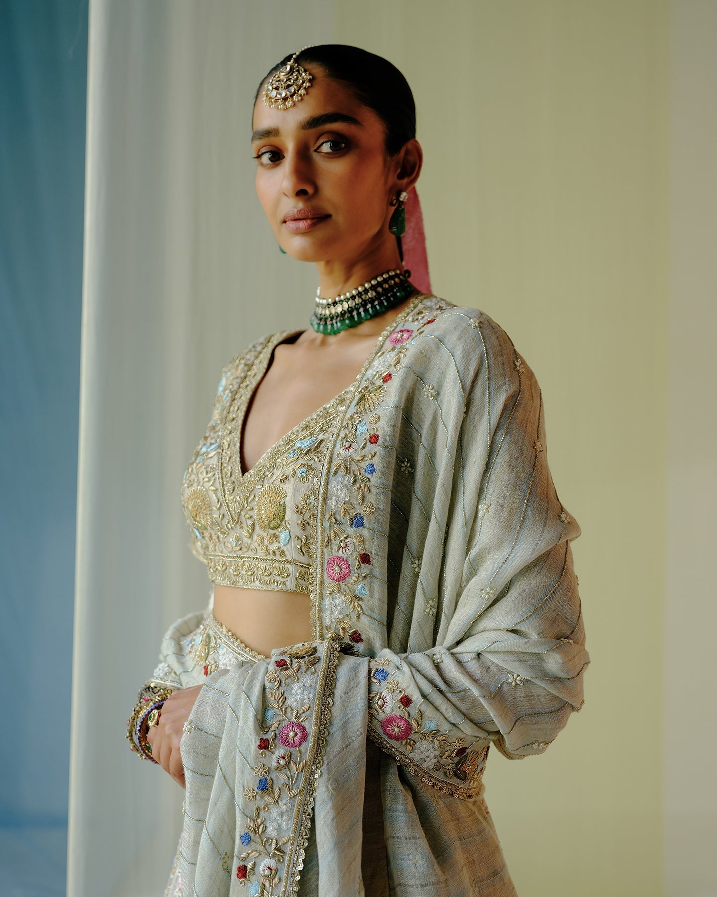 gulaab lehenga set