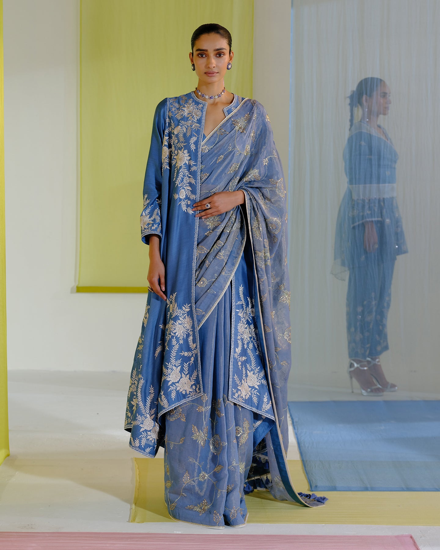 Afifa Saree Set