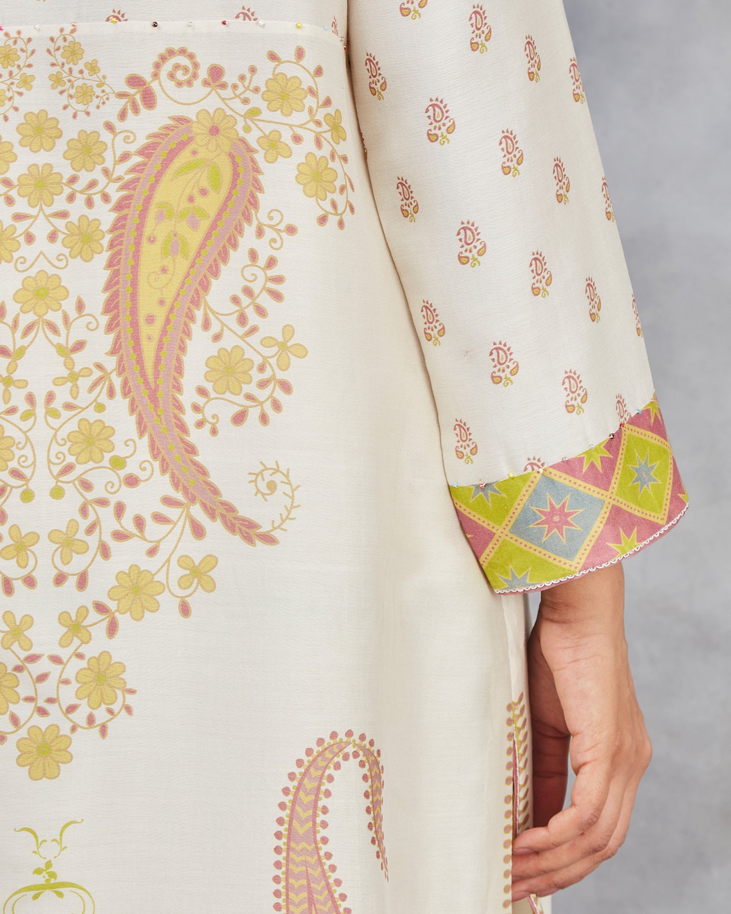 maysa long kurta set