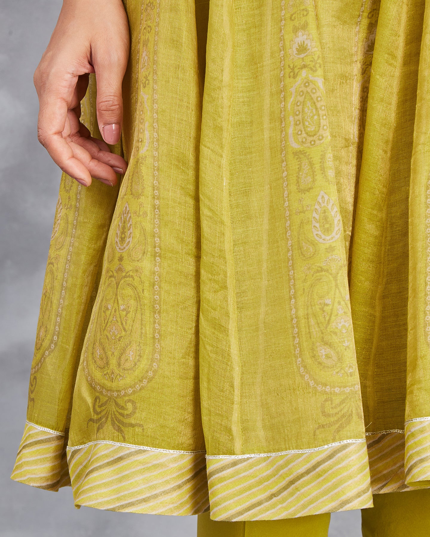 maya short anarkali set