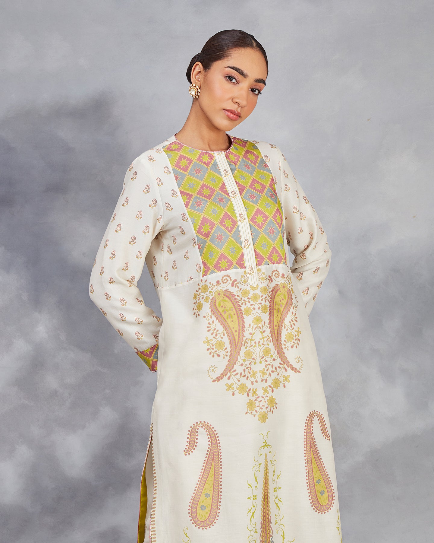 maysa long kurta set