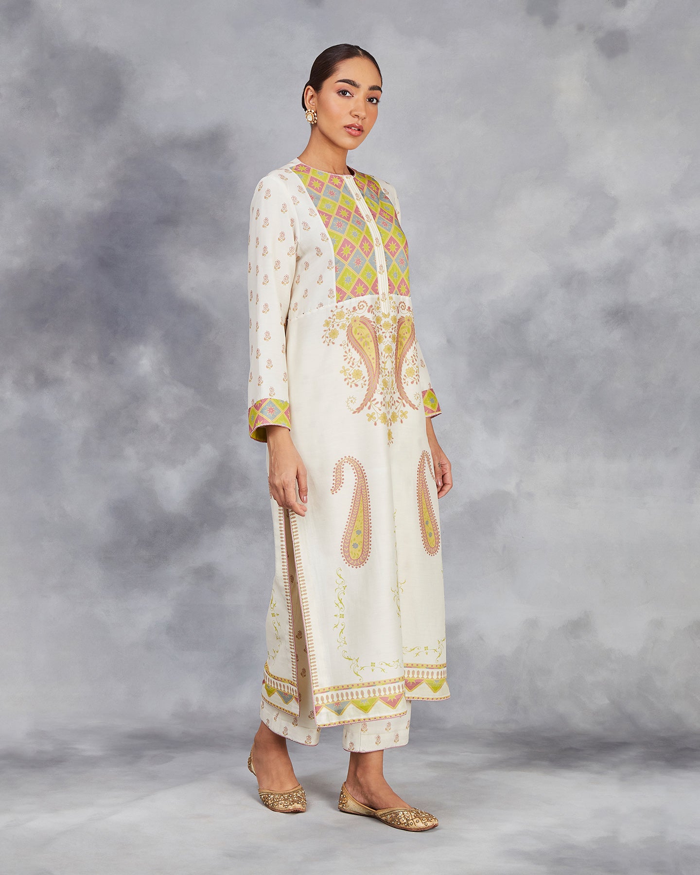 maysa long kurta set