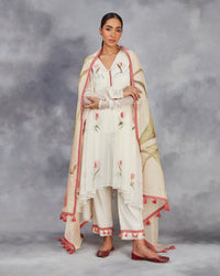 tulip long kurta set