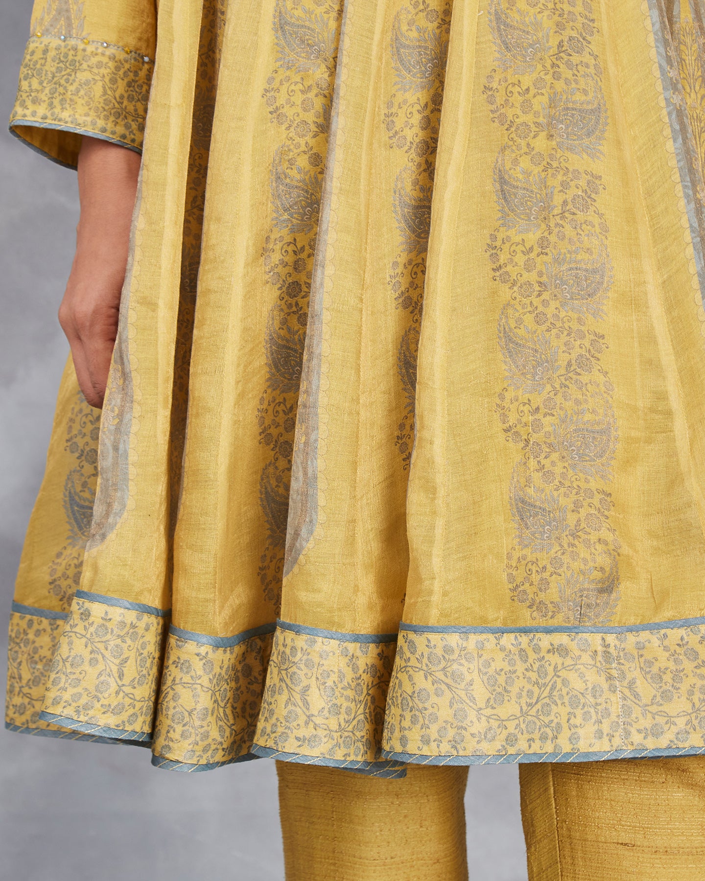 zaira short anarkali set