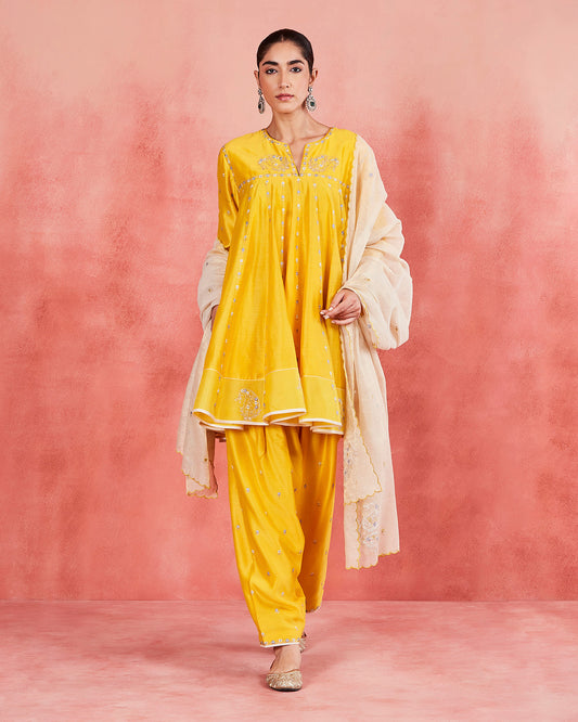 raniya short anarkali set