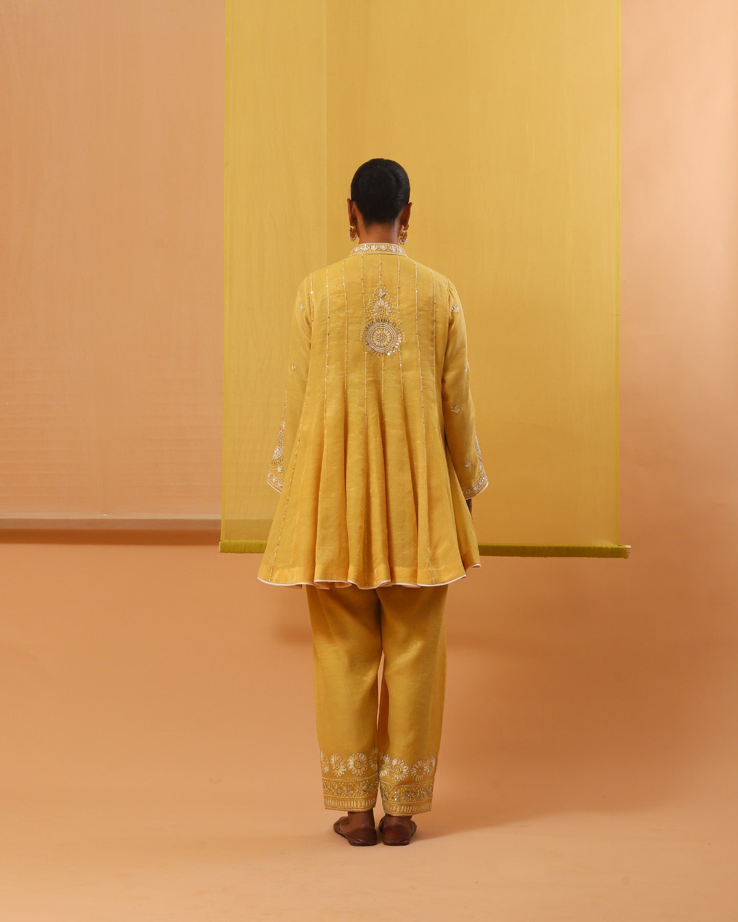 feba short anarkali set