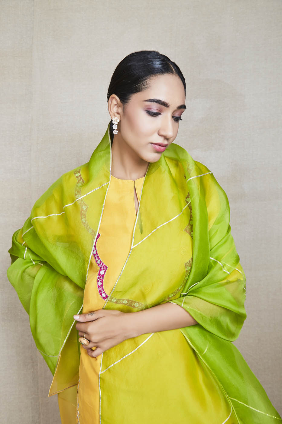 Basanti Kurta Set