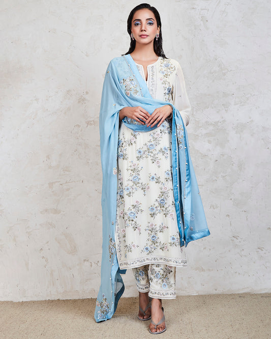 ranana kurta set ivory