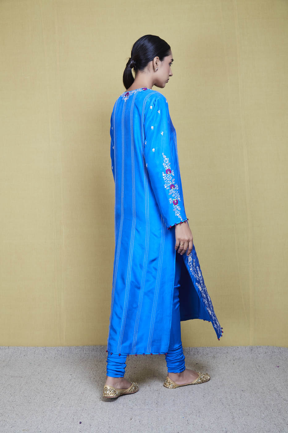 mohini blue kurta set