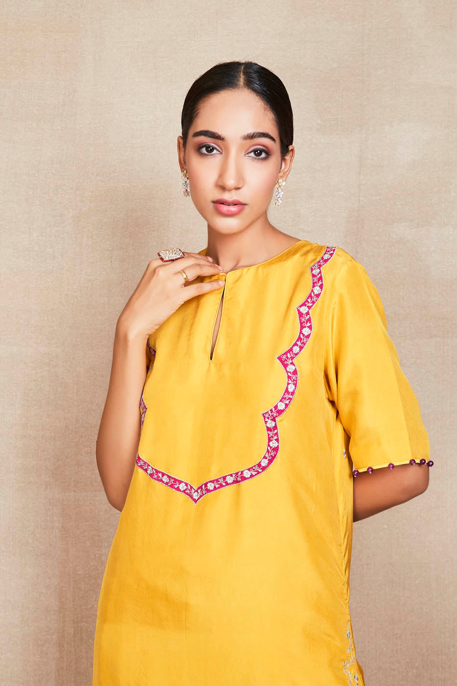 Basanti Kurta Set