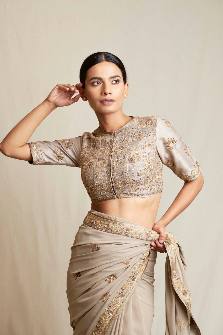 Naghmah Saree Set