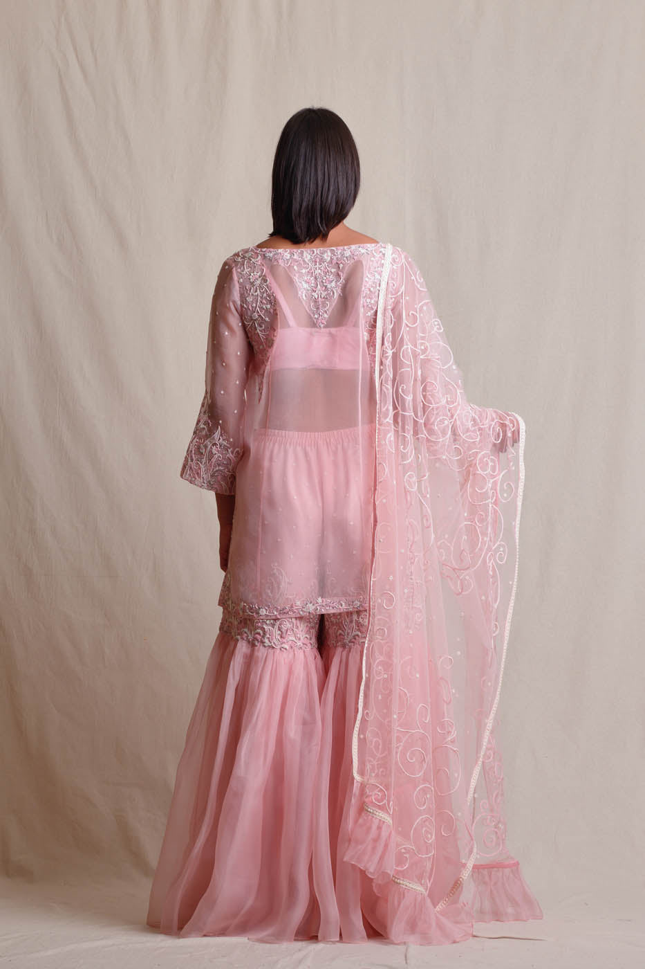 Gule-Rana Gharara Set