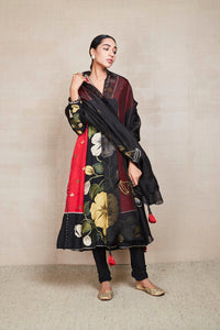 kosha black kurta set