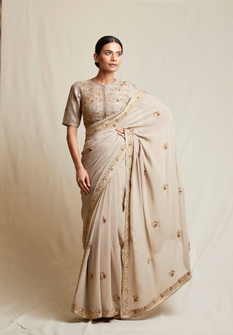 Naghmah Saree Set