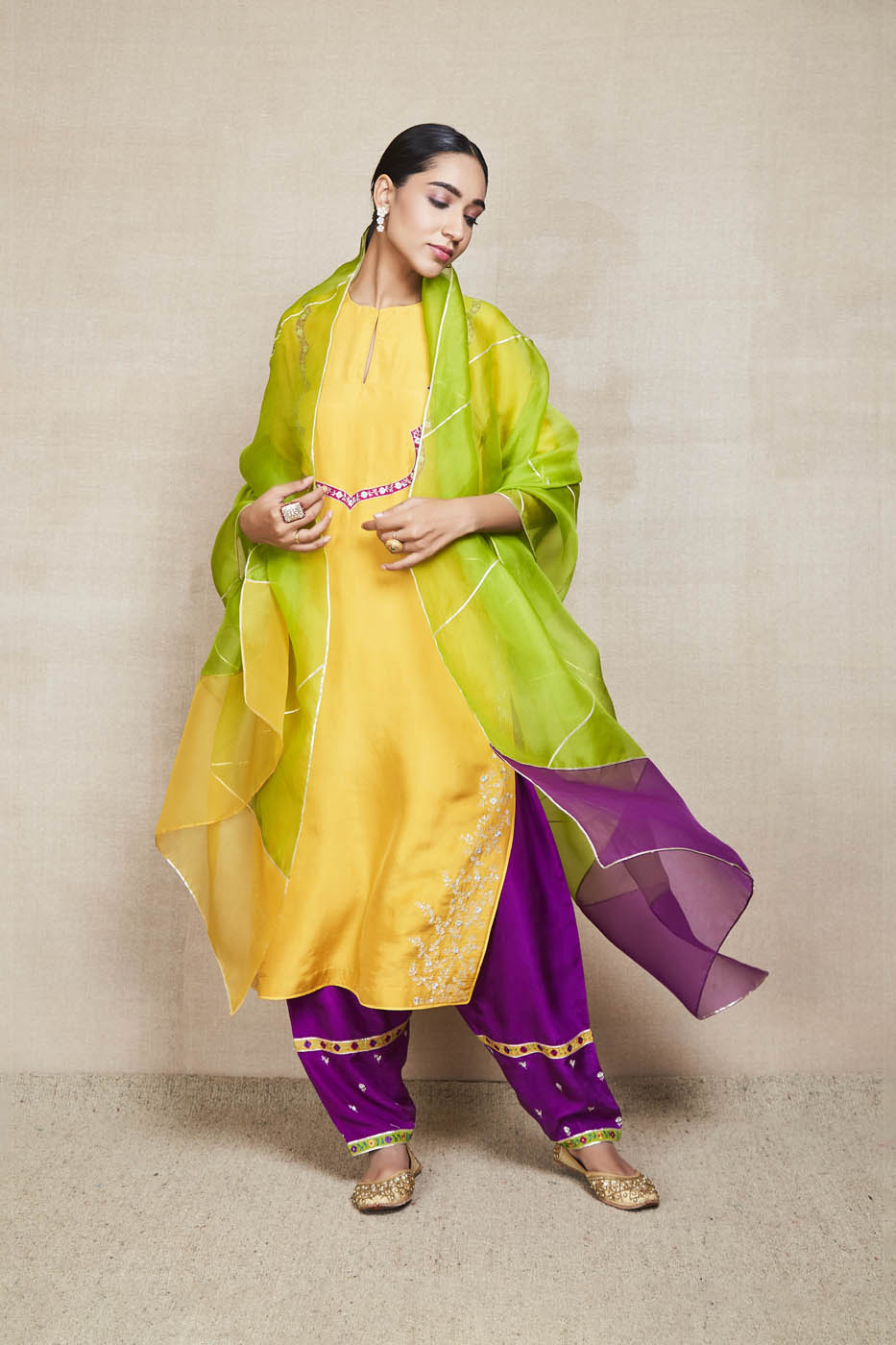 Basanti Kurta Set