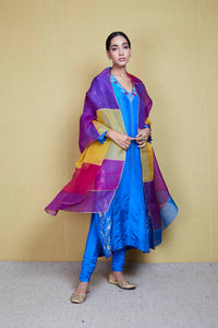 mohini blue kurta set