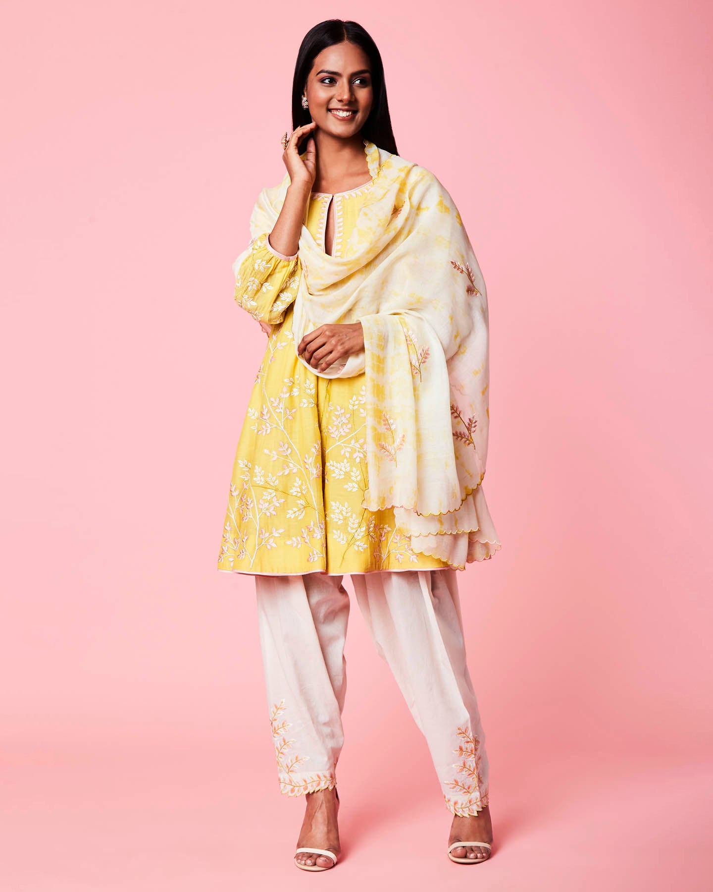 Nazmiya Short Anarkali Set