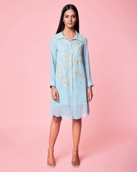sanaubur dress blue