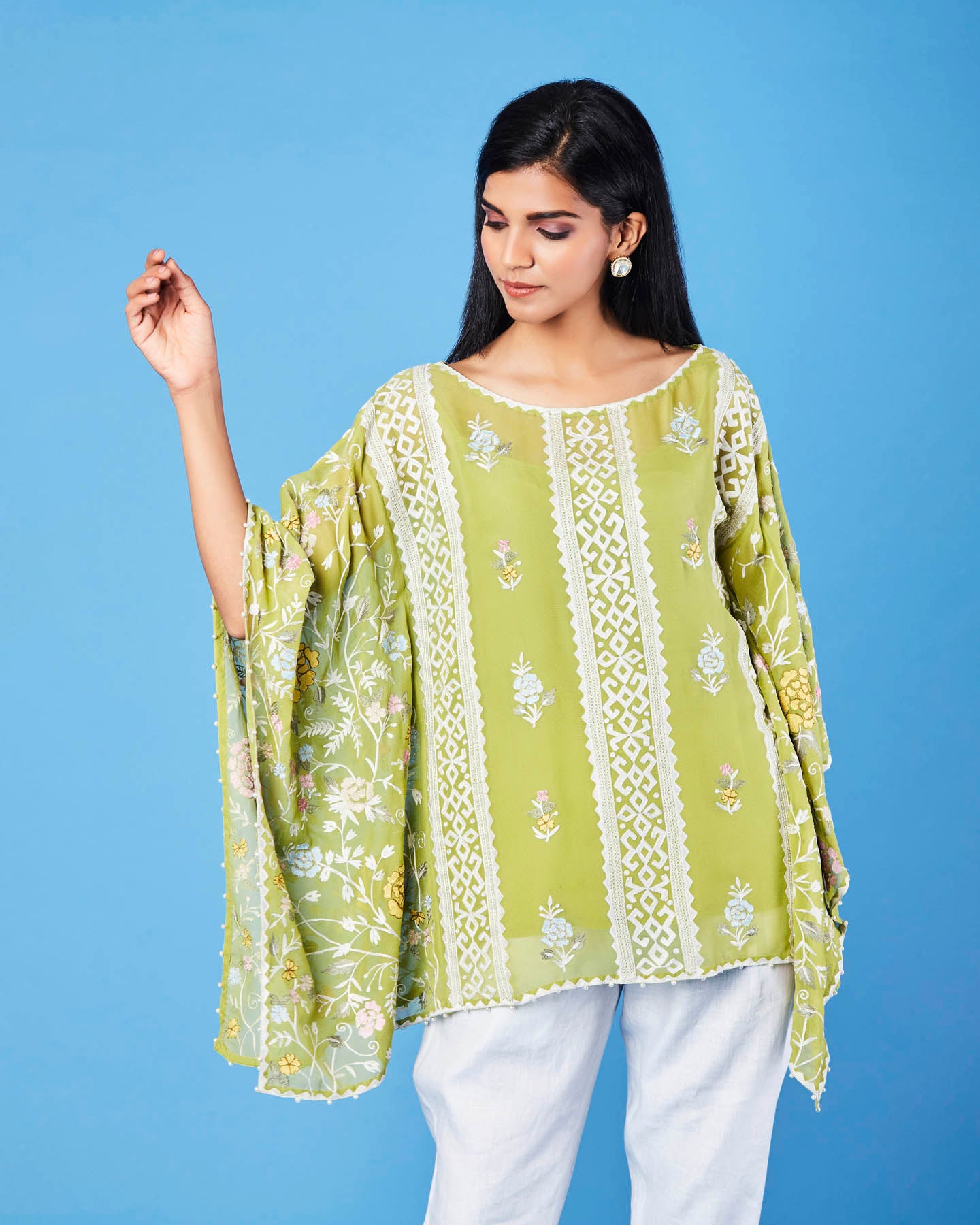 kinaaz kaftan green