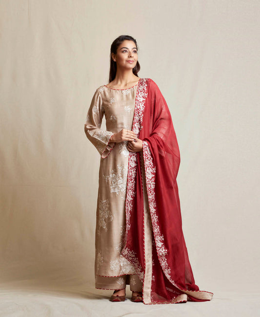 Qara Kurta Set