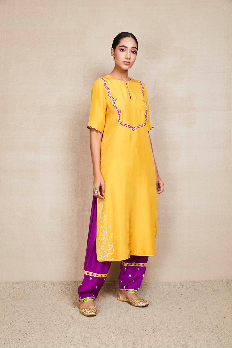 Basanti Kurta Set