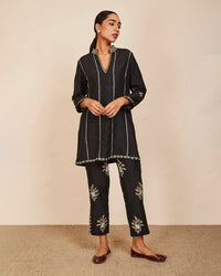 omysha co ordinate set black