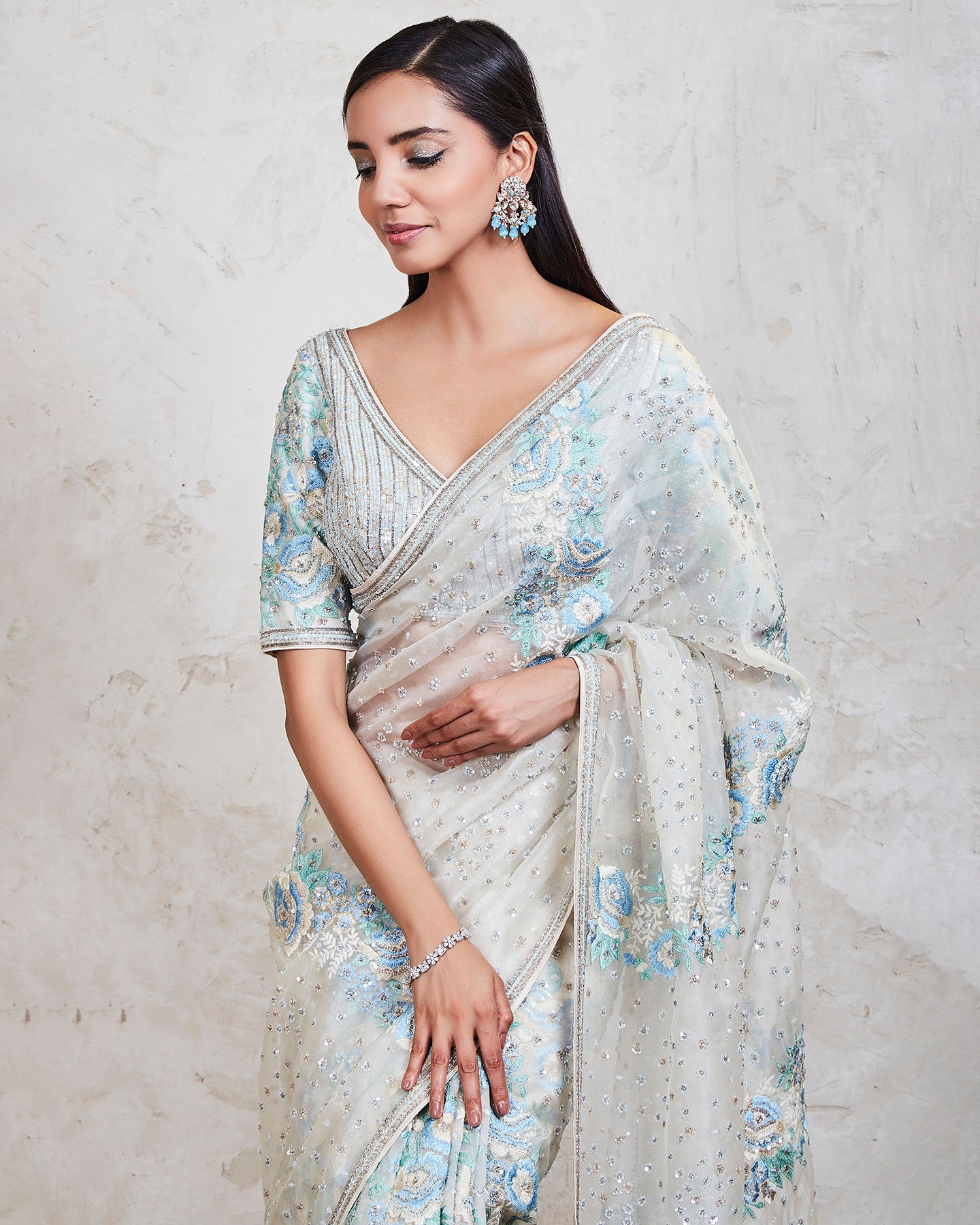 Zinnia Saree Set