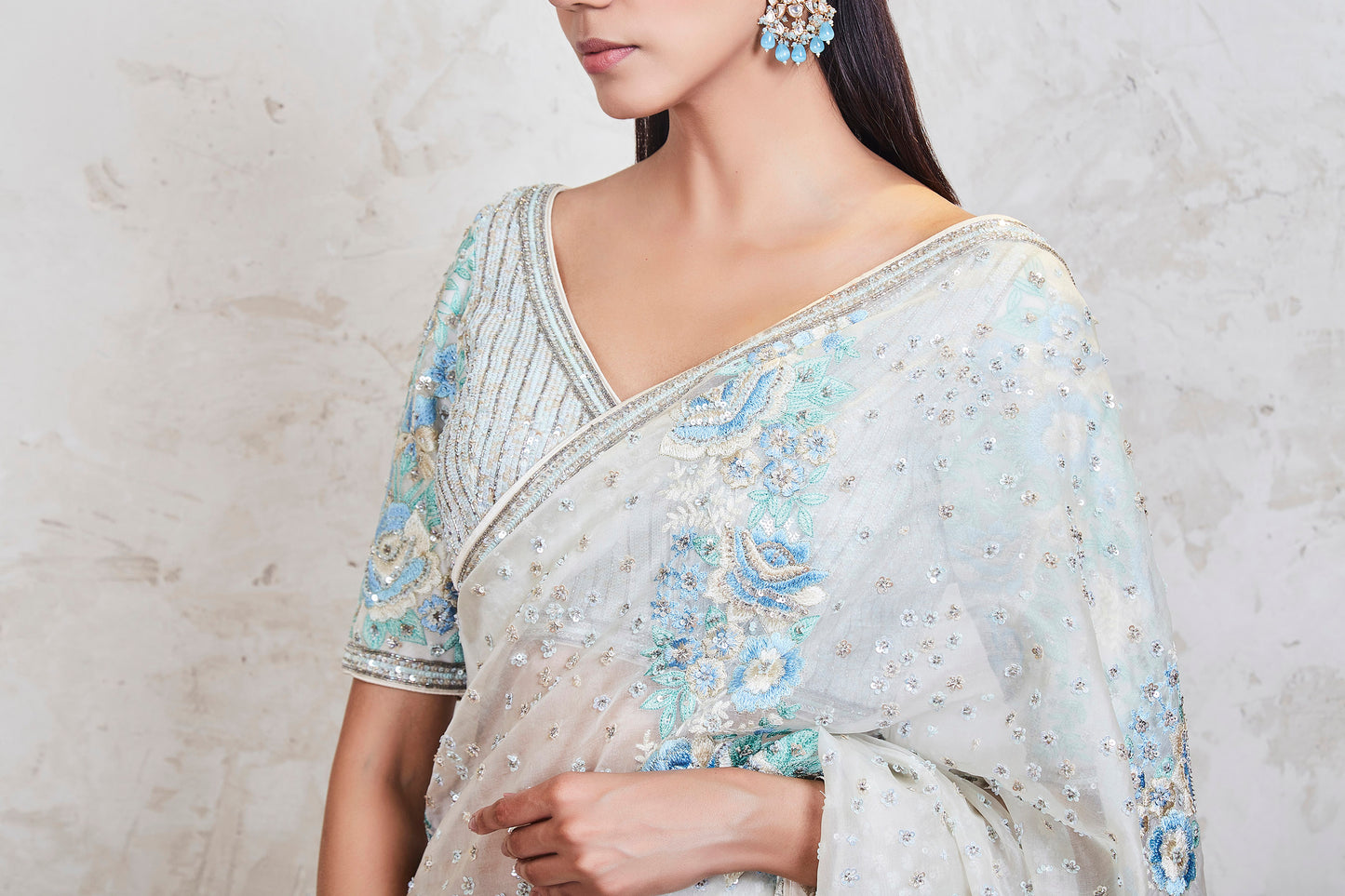 Zinnia Saree Set