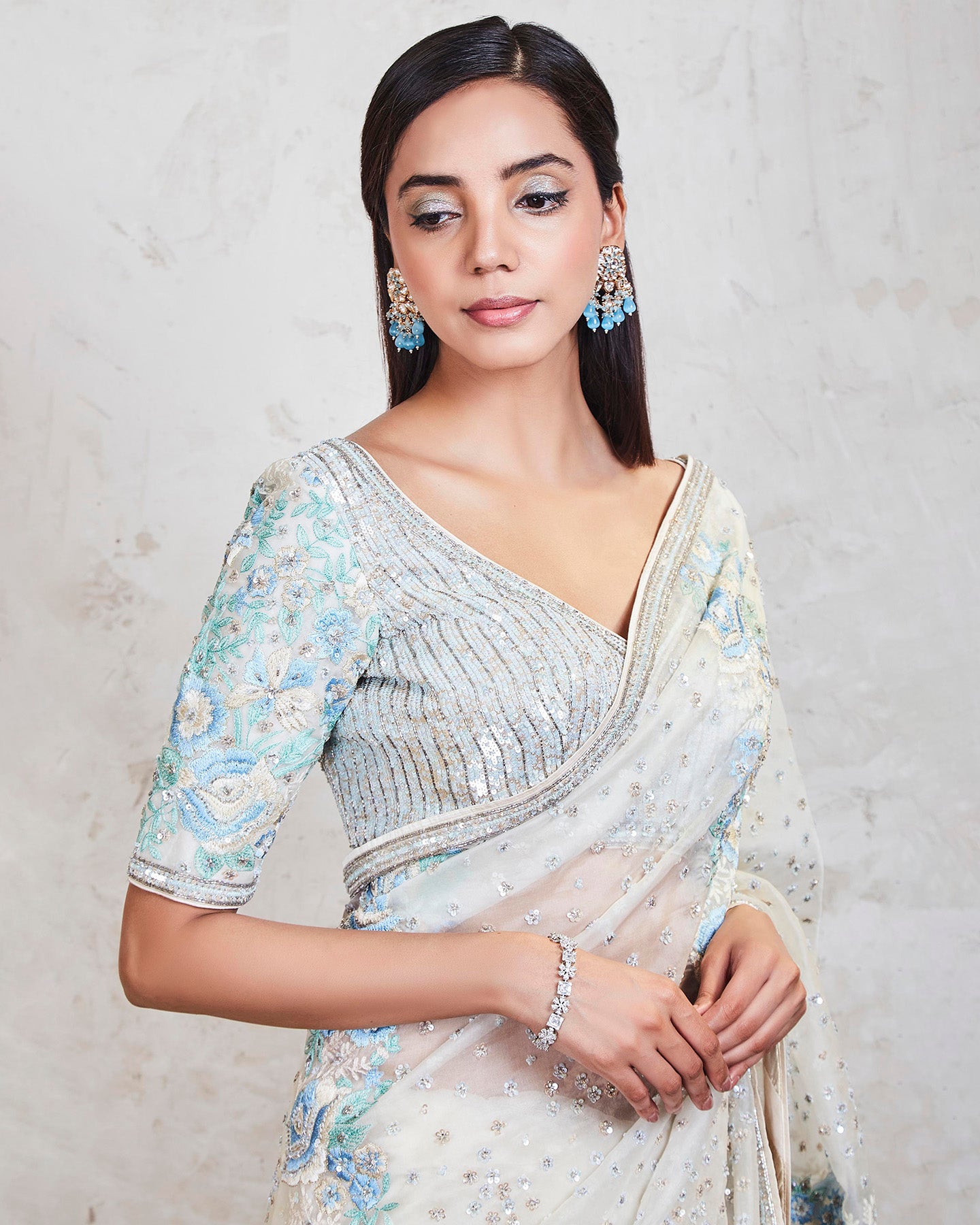 Zinnia Saree Set
