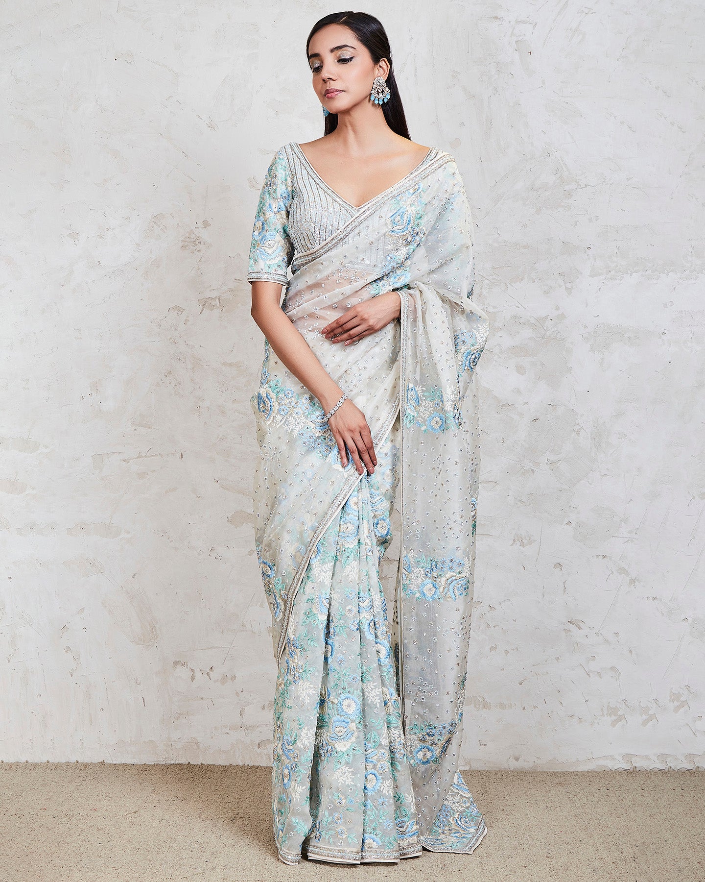 Zinnia Saree Set
