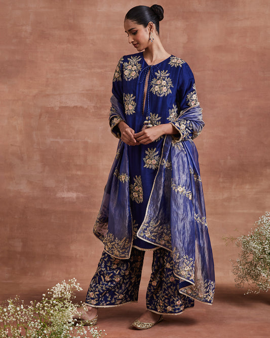 mishika kurta set blue