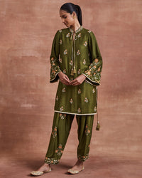 aradhna kurta set olive