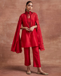 vanya co ordinate set red