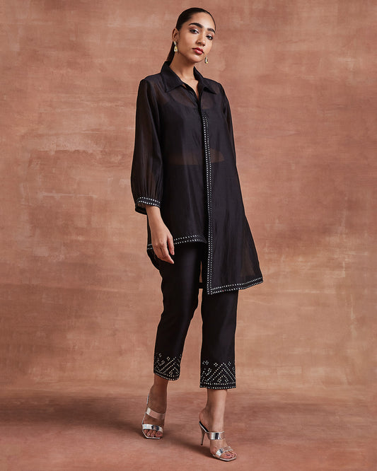 kunja co ordinate set black