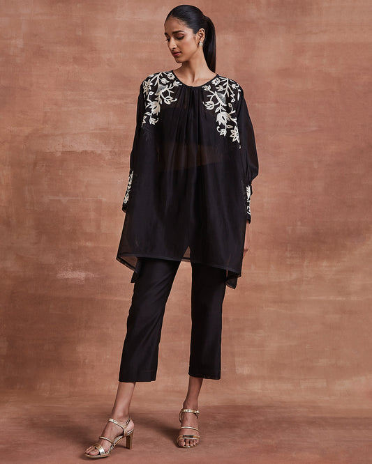 naisha co ordinate set black