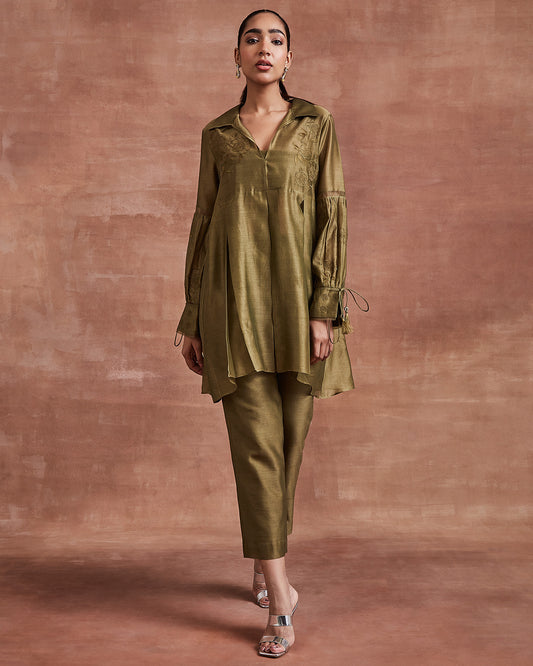 tara co ordinate set olive